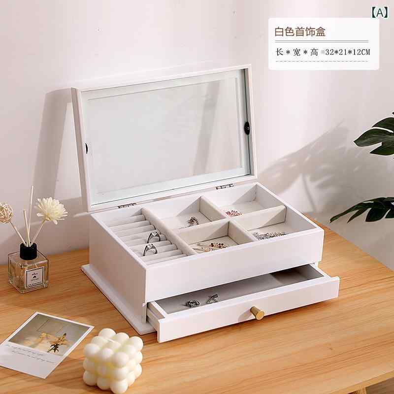 ジュエリーボックス レディース 実木 大容量 鍵付き 中華風 レトロ ヴィンテージ 結婚 ウェディング ピアス イヤリング ネックレス 指輪 ブローチ ペンダント 収納ボックス