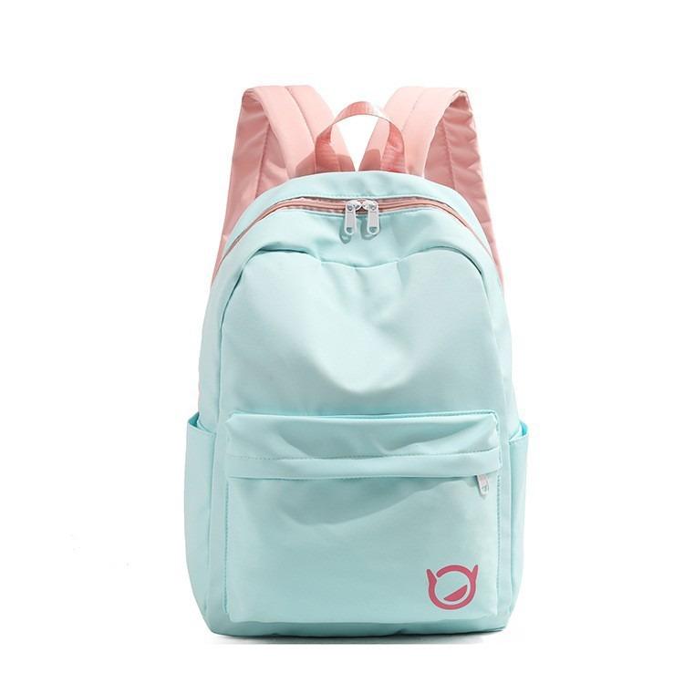 リュックサック 学生 中高生 ミントグリーン 切り替え 爽やか 通学 旅行 バックパック 男女兼用 軽量 ..