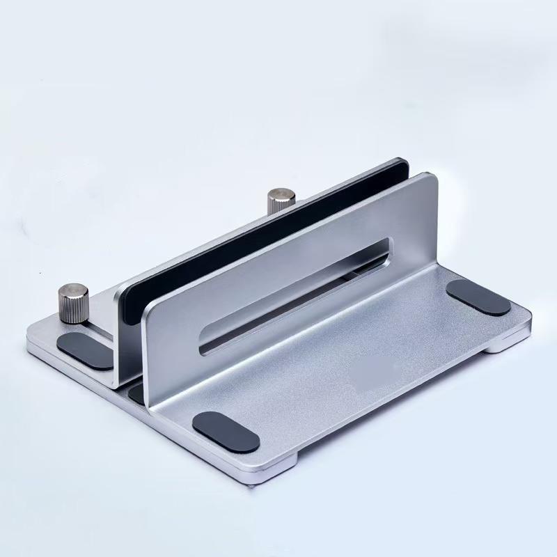 ノートパソコン スタンド アルミニウム合金 縦型 ポータブル 軽量 耐久性 デスク 収納 コンパクト 持ち..