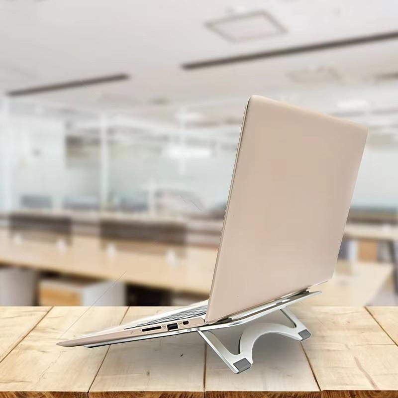 ノートPCスタンド アルミニウム合金 冷却 コンパクト 金属製 デスク用 散熱 軽量 耐久性 折りたたみ 角..