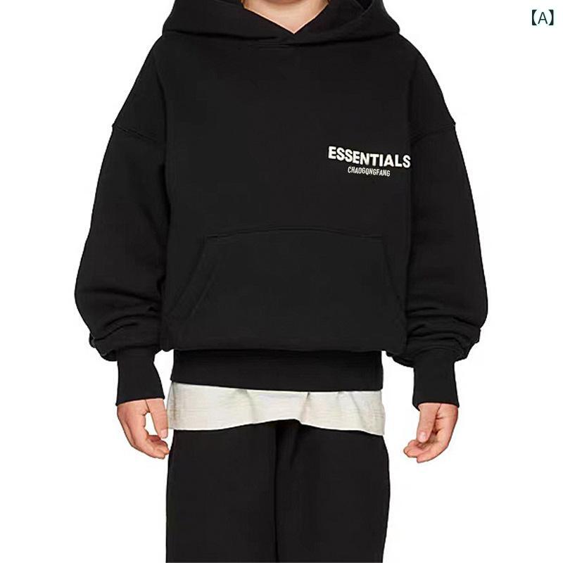 秋冬 キッズ 男女兼用 暖か フリース スウェット プルオーバー トップス カジュアル 子供服 レジャーウェア 中小サイズ 吸湿速乾 綿素材 日常使い 部屋着 学校着