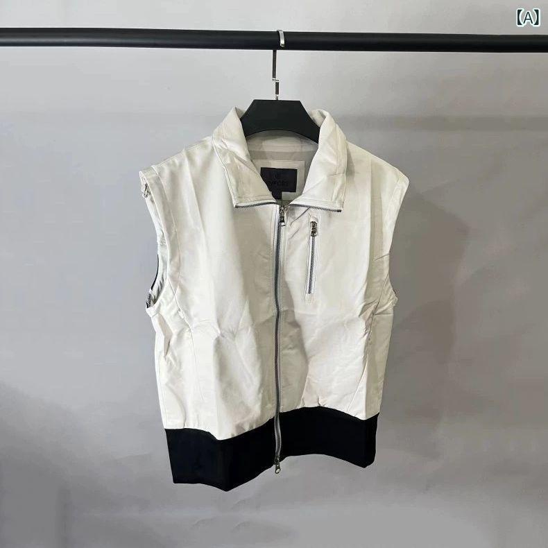 ゴルフウェア レディース 春秋 無袖 襟付き ベスト プリーツ ショートスカート ファッショナブル セット スタイリッシュ エレガント モダン ユニーク 別致 快適