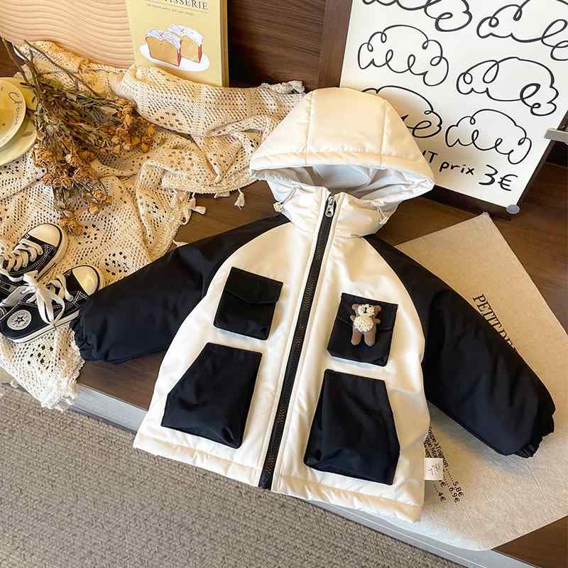 ・性別: 女・対象年齢: 3〜8歳・身長対応: 80cm,90cm,100cm,110cm,120cm,130cm・襟型: 丸首・フード: あり・袖丈: 長袖・着丈: 中長・厚み: 厚手・適合季節: 冬・スタイル: 韓国風・柄: 卡通・デザ...