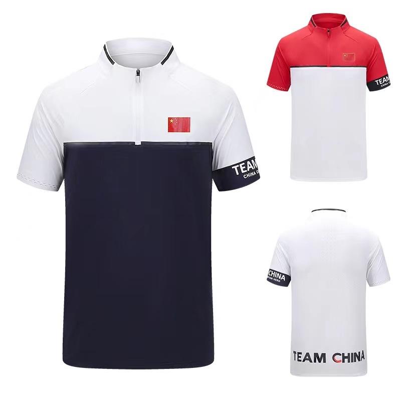 短袖 立襟 スポーツ POLOシャツ 接触冷感 弾力 無痕 Tシャツ ゴルフ マラソン 審判...
