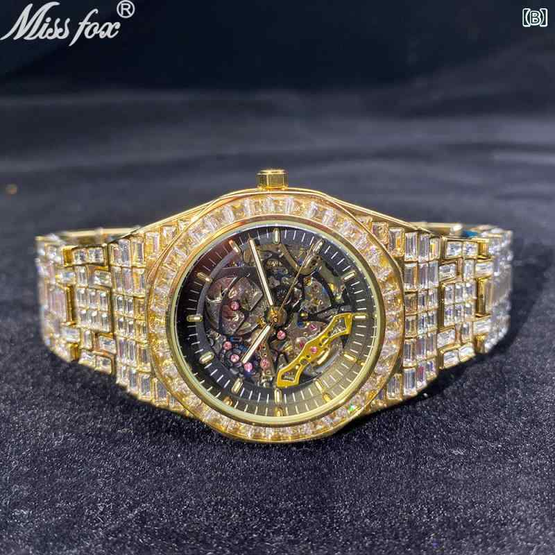 腕時計 メンズ 機械式 夜光 透かし彫り 高級...の紹介画像3