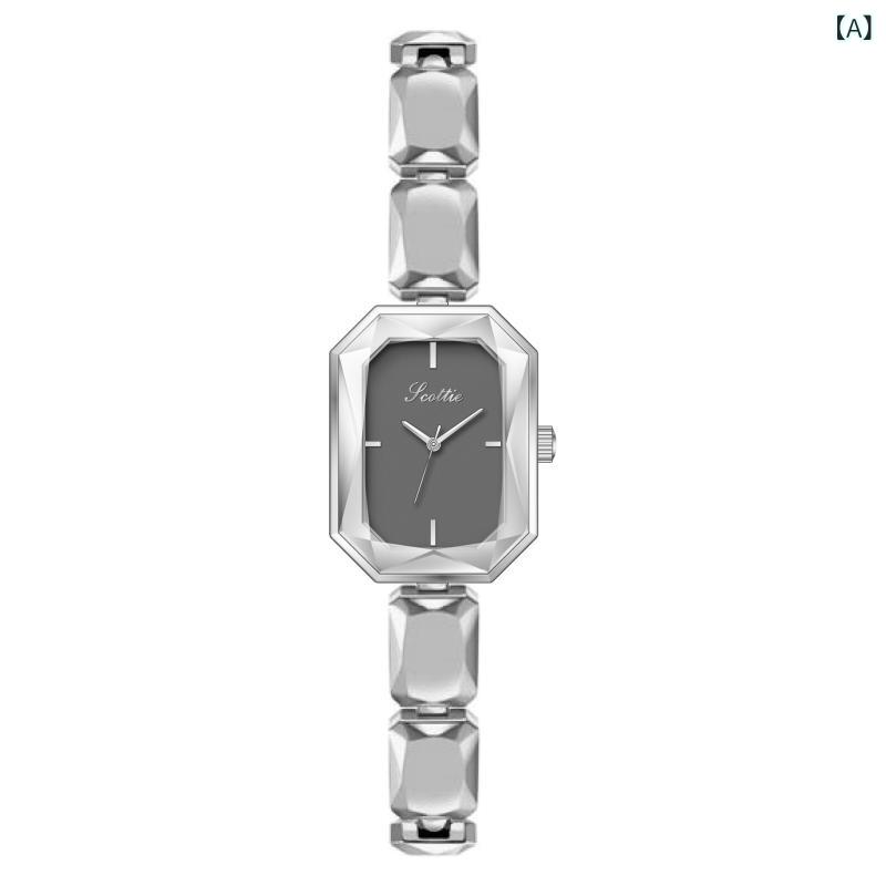 腕時計 レディース 方形 チェーン式 高級感 ...の紹介画像2