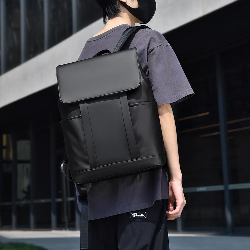 ・色: グレー,ブラック,カーキ・適用性別: ユニセックス・適用シーン: ビジネス・素材: PU・スタイル: ビジネス・容量: 36-55L・機能: 防水・PC収納サイズ: 38.1cm・パターン: 無地・裏地: ポリエステル・流行要素: ステッチ・背負システム: 弧形肩帯