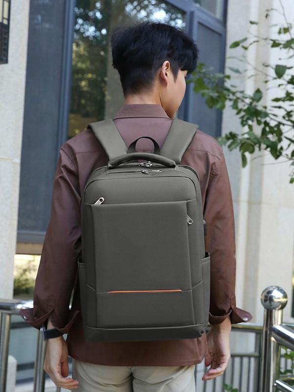 バックパック ビジネス ノートPC収納 USBポート 大容量 出張 旅行 通勤 通学 メンズ 男女兼用 軽量 機能的