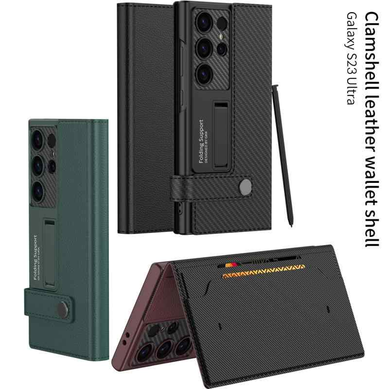 スマホケース メンズ ビジネス フリップカバー 名刺入れ 財布付き 多機能 収納 高級感 カードポケット ..