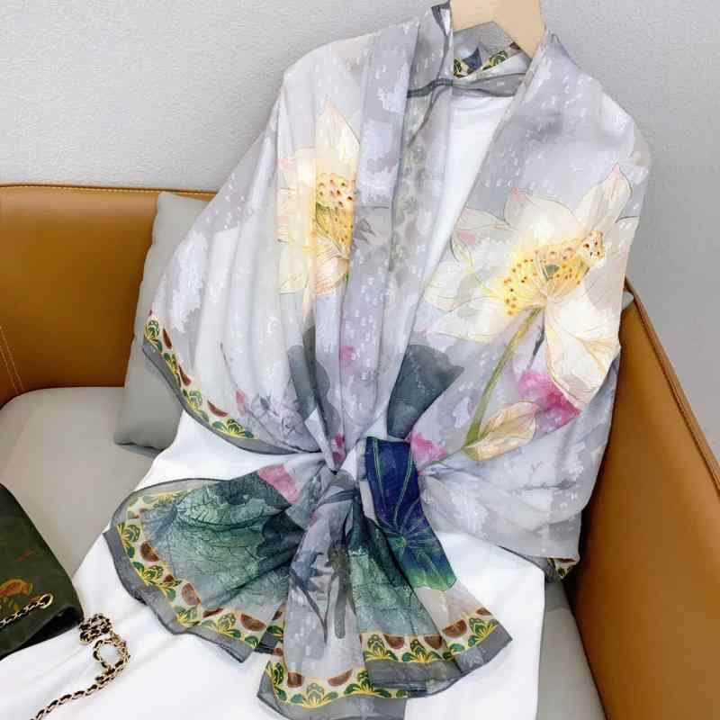レディース ストール ショール シルクタッチ シフォン ロング丈 薄手 大判 ビーチ スモーキーパープル 上品 高見え 大人可愛い 普段使い 春 夏 秋