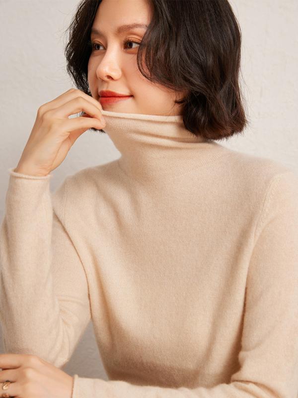 ・パターン: 無地・スタイル: プルオーバー・フィット: ルーズ・丈長: ミディアム (50-65cm)・ネック: ボリュームネック・スリーブレングス: ロング・厚さ: ミディアム・ディテール: ロールヘム・加工: ノンアイロン・カラー: ベージュ,パープルキャメル,ホワイト,ピンク,パープル,豆沙,レッド,ダークグレー,ブラック・サイズ: S,M,L,XL,XXL・素材: カシミヤ・素材含量: 30-50%・性別: 女性・年齢層: アダルト