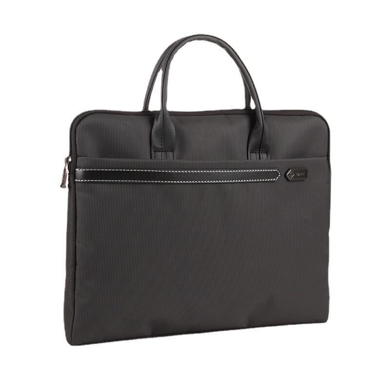 ビジネスバッグ 学生用 A4 大容量 オックスフォード布 防水 ハンドキャリー 公文包 ファイル収納 ジッ..