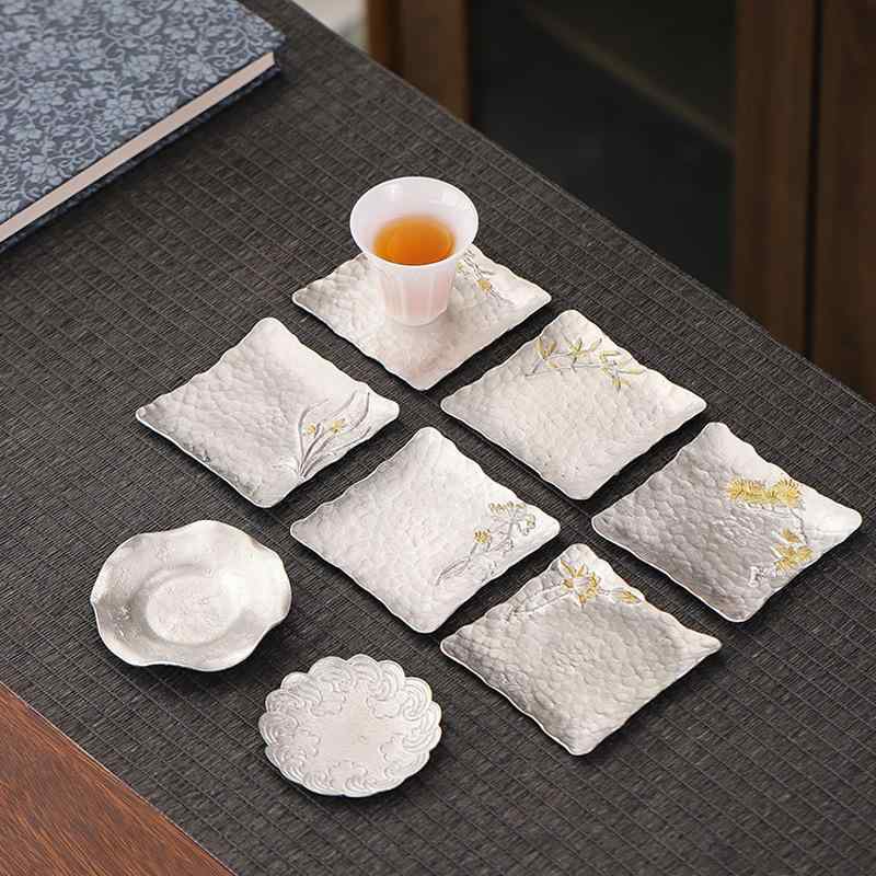 ・素材: 金属・柄: 花柄・形状: 円形, 方形, 不規則形・カラー: 竹, 蘭, 梅, 荷, 松, 菊, 元宝, 菊, 荷花, 竹, 梅, 松枝, 蘭, 祥雲・スタイル: 新中式