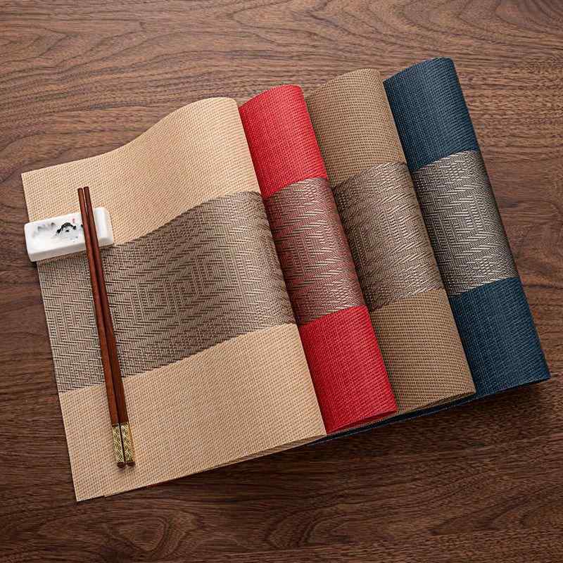 食卓マット 和風 高級感 断熱パッド 耐熱 防水 防油 洗い不要 テーブルプロテクター 皿パッド ボウルパ..