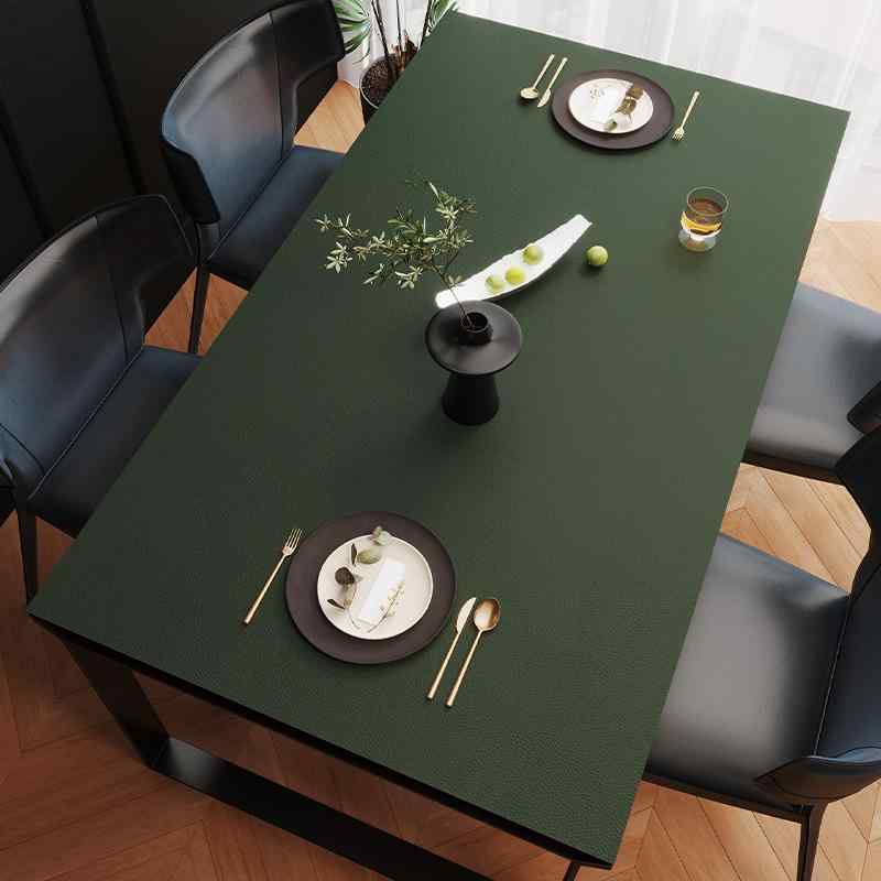 テーブルマット 家庭用 モダン シンプル 無地 高級感 拭き取り簡単 免洗 デスク対応 ダイニングテーブ..