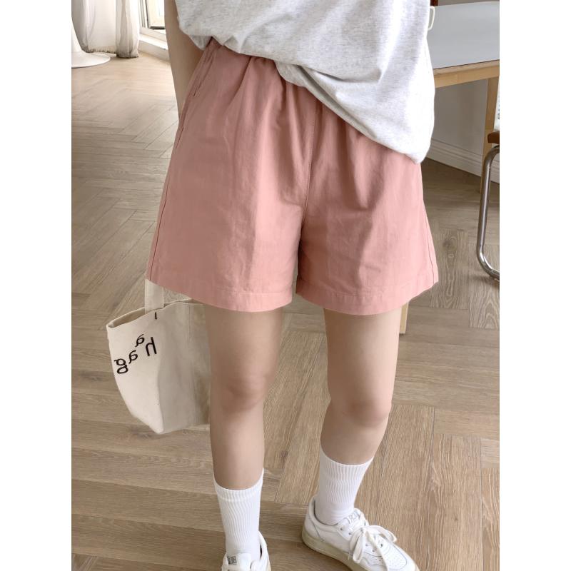 ・主素材: コットン・含有率: 30%以下・款式: ベーシック・パンツ形状: ワイドレッグ・丈: 7分丈・厚み: 普通・流行要素: ステッチ・カラー: カーキ,ピンク,ライトグリーン,オフホワイト,ブラック・サイズ: S,M,L・スタイル:...