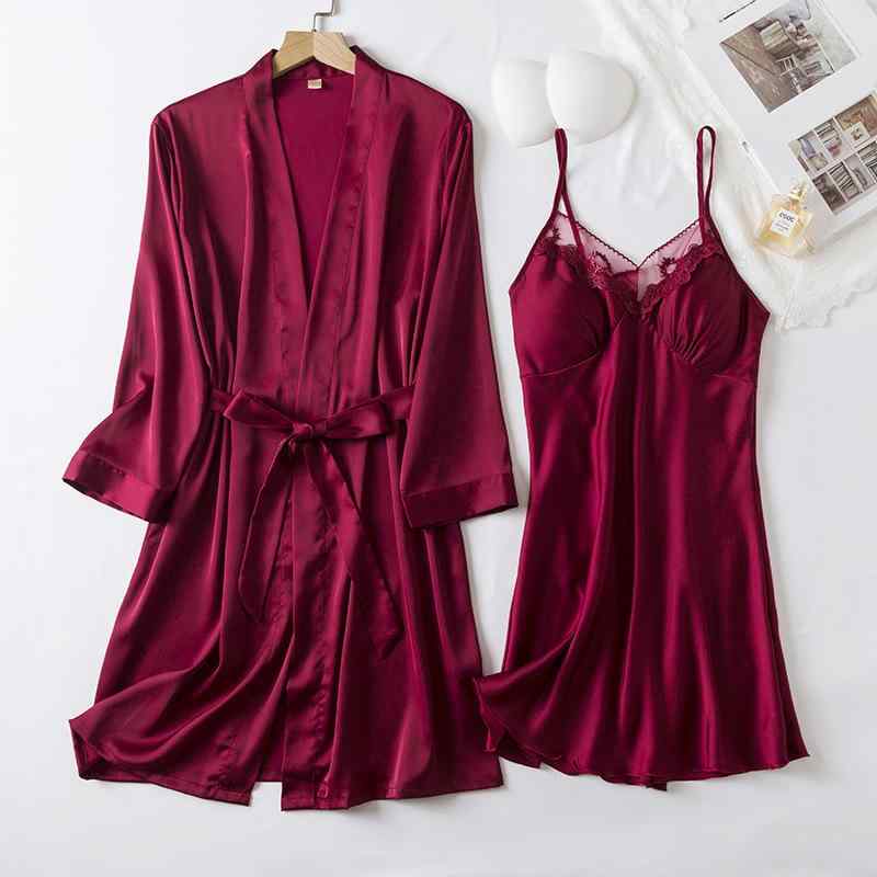 ウェディングガウン レディース 長袖 春秋 接触冷感 セクシー 再生繊維 赤 ブライドメイド 新婦 結婚式..