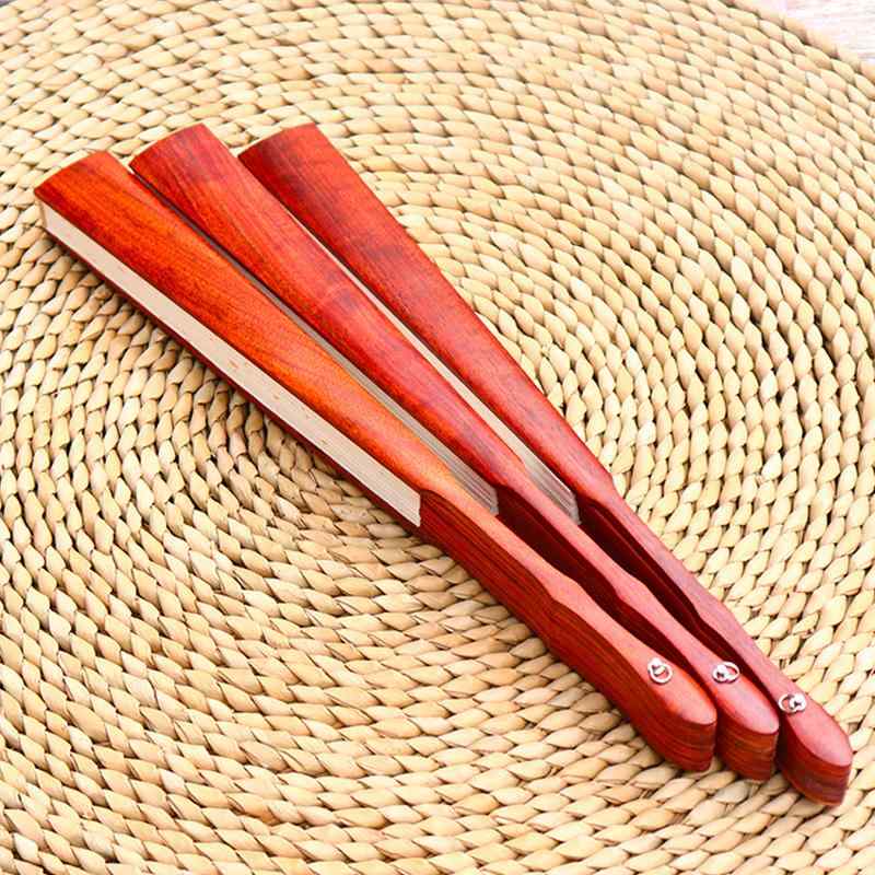 折扇 メンズ 中国風 血檀木 紫檀木 実木 全芯 洒金宣紙 文玩 アフリカ産 春夏用 伝統工芸 高級感 天然..