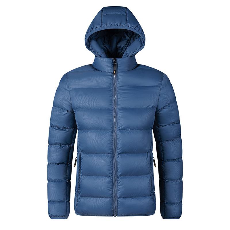 Other Jackets Jumpers - コットンジャケット メンズ シンプル カジュアル 軽量 フード付き ショート丈 無地 コットン素材 日常着 通勤 秋冬 アウトドア 吸湿速乾 快適 スタイリッシュ