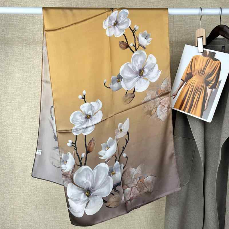 Rakuten - ショール レディース チャイナドレス 秋冬 シルク 復古 高級感 UVカット 防風 多用途 軽量 吸湿速乾