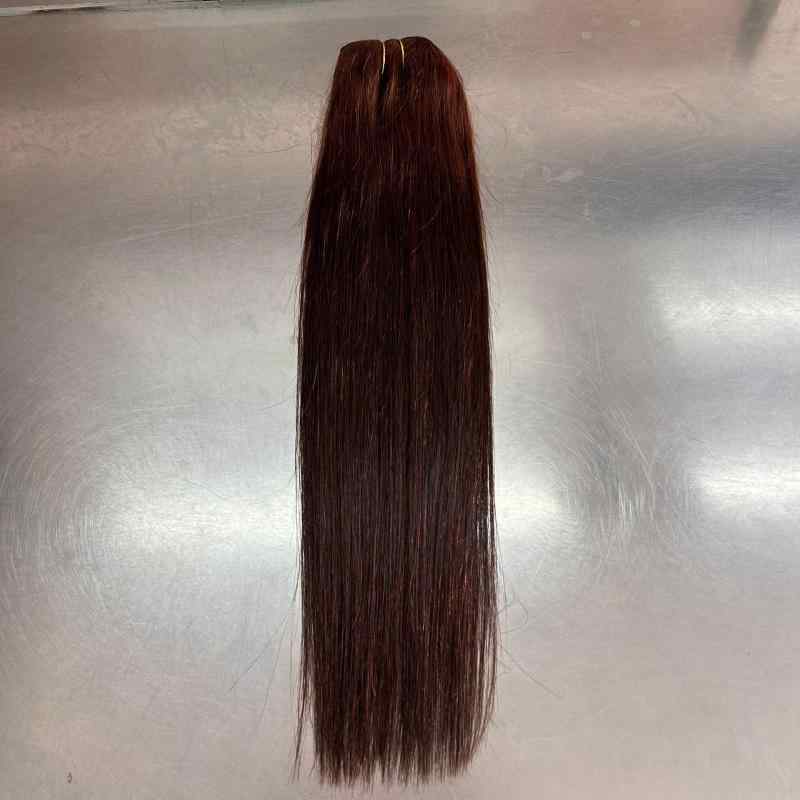 ウィッグ レディース クリップイン ストレート 本物人間の髪 ブラウン ナチュラル ロングヘア 付け心地良い 日常使い ヘアスタイルチェンジ ボリュームアップ シームレス 取り外し簡単 リアルヘア ダークブラウン ミディアム ウィッグピース ヘアアクセサ