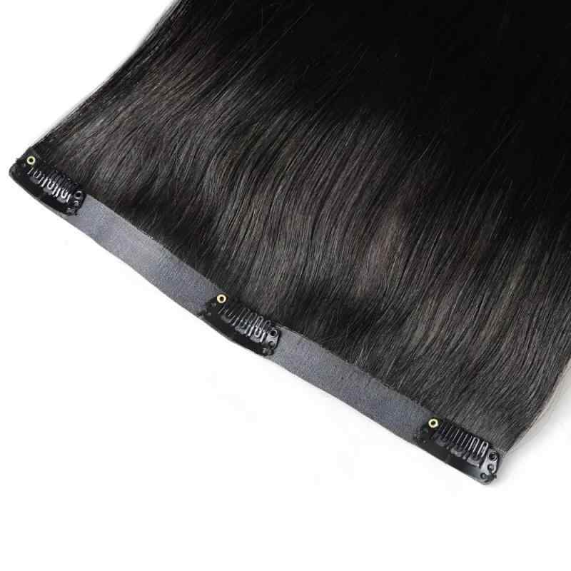 レディース 増髪 ヘアピース ロング ストレート クリップ式 貼り付け 自然 揺れ PU素材 人毛 リアル ヘアエクステンション ボリュームアップ 日常使い