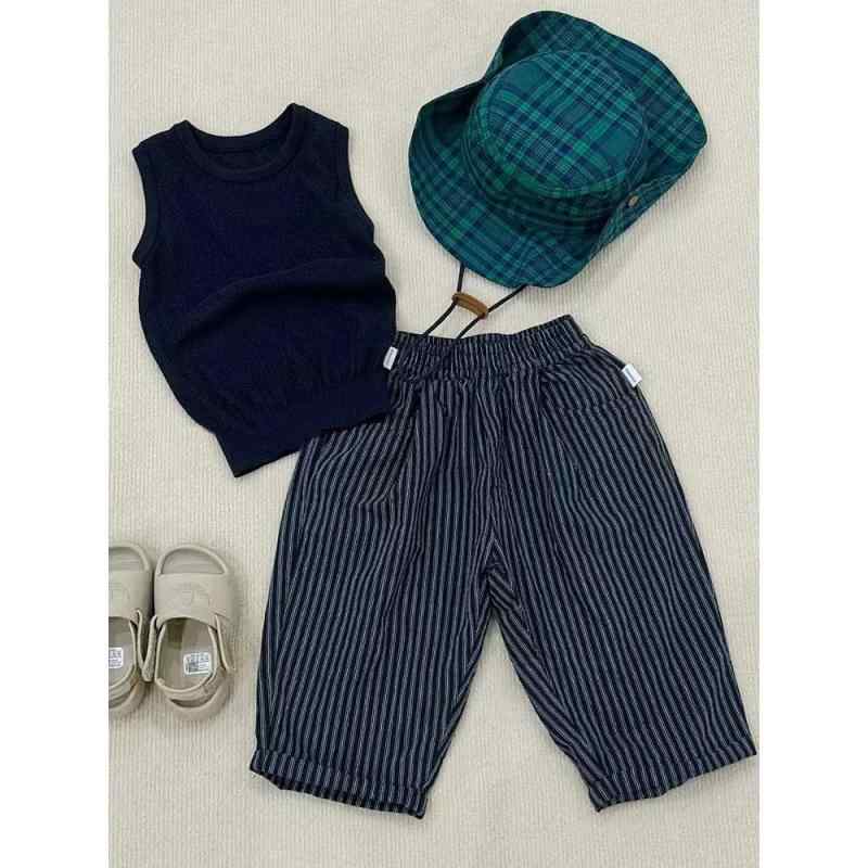 キッズパンツ 男の子 女の子 春夏 長ズボン ストライプ柄 カジュアル オシャレ 百搭 韓国風 ベビー用 ..