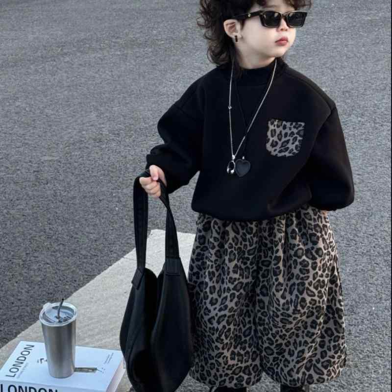 男の子 キッズ ベビー 春夏 ヒョウ柄 ロングパンツ セット カジュアル 外出 おしゃれ トレンド 子供服 ..