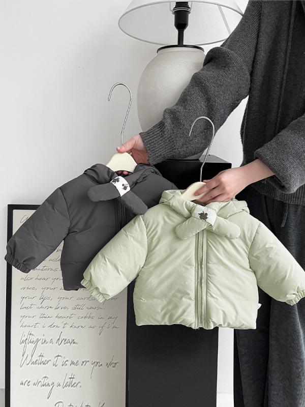 ベビー 秋冬 男女兼用 綿 コート 加厚 連帽 ジャケット 保暖 暖か スタイリッシュ キッズ 冬服 おしゃれ ベビー服 厚手 フード付き 外套