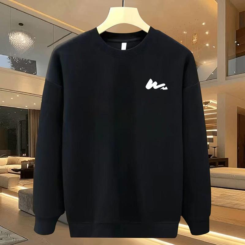 ・款式: プルオーバー・首元: 丸首・袖丈: 長袖・フード: なし・厚み: 加絨・素材: コットン・素材含有率: 96%以上・生地名: コットン100%・用途: 日常・柄: プリント・シルエット: ルーズ・加工: ノンアイロン・カラー: ホ...