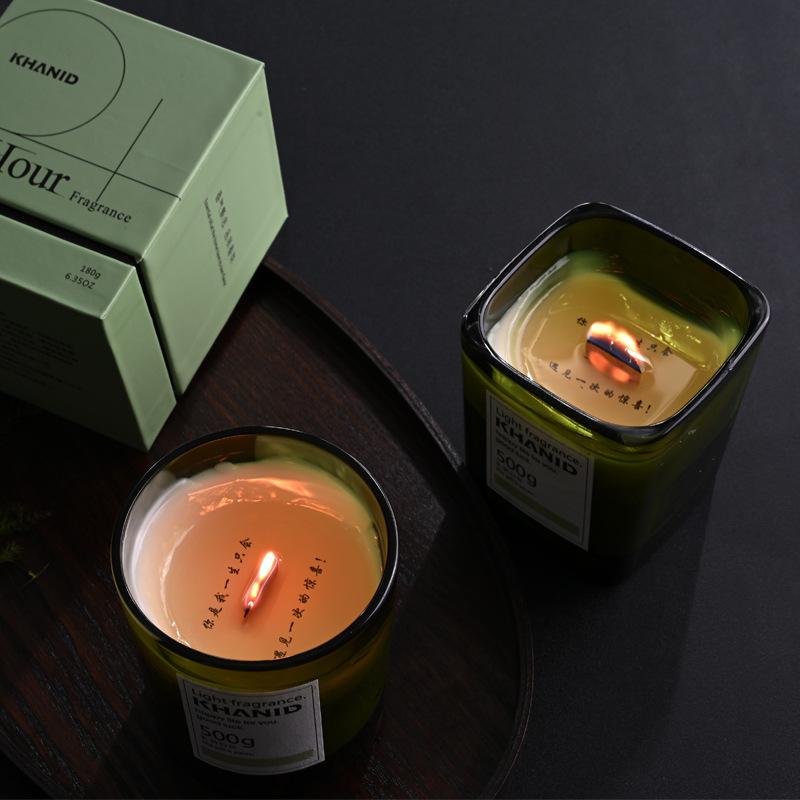 アロマキャンドル 家用 高級感 寝室用 低温大豆ワックス 香氛 インテリア 置物 癒し 香り拡散 リラックス ギフトボックス 誕生日プレゼント 家庭用デコレーション ナチュラル素材 長時間持続 穏やかフレグランス ベッドルームアロマ ディフューザー代替