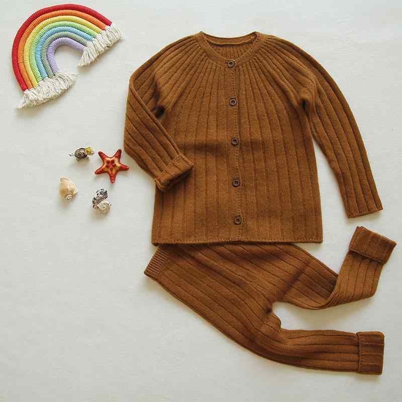 秋冬 キッズ 男女兼用 中大 カシミヤセーター プルオーバー クルーネック 羊毛 インナー 暖か ベースレイヤー ニットトップス 吸湿速乾 軽量 ファッション