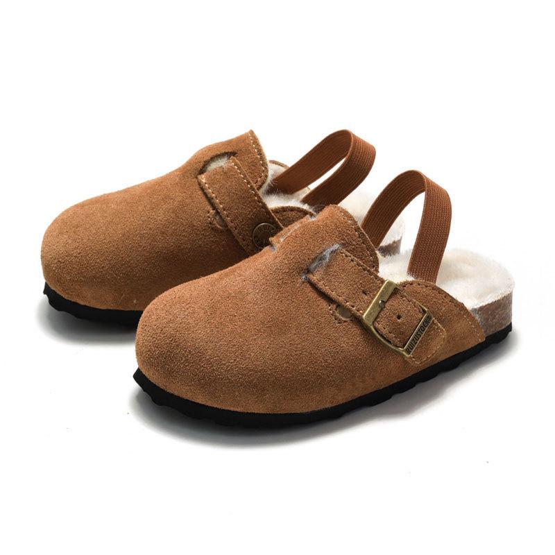 ・カラー: アプリコット,ブラウン,コーヒー・サイズ: 20,22,24,25,27,28,30,32,34・対象年齢: 4-6歳,7-12歳,13-16歳・対象性別: 男女共用・アッパー素材: 牛革・柄: 無地・ソール素材: ゴム・厚み: 普通・着用方法: 伸縮バンド・スタイル: カジュアル