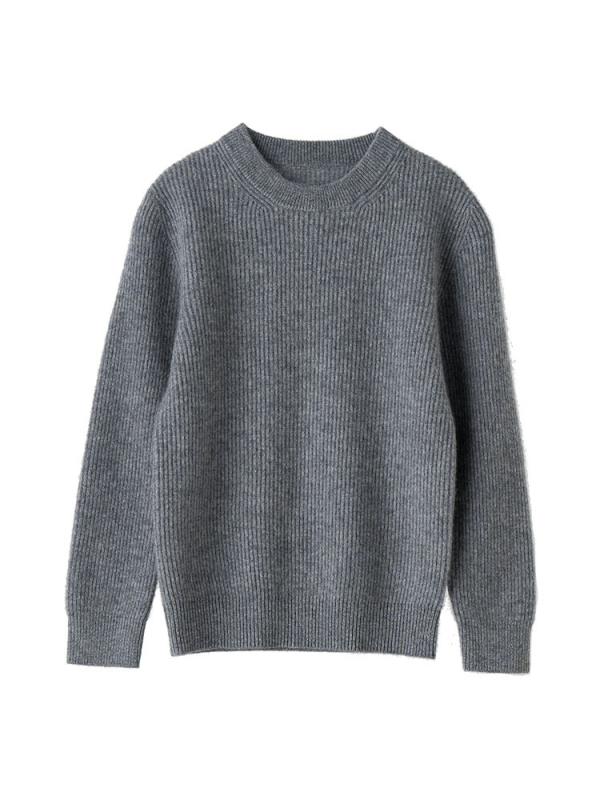・性別: ユニセックス・対象年齢: 3-8歳・素材: カシミア100%・加工: 柔軟・スタイル: シンプル・糸の太さ: 細い・厚み: 厚手・袖丈: 長袖・デザイン: プルオーバー・柄: 無地・要素: かわいい・ステッチ: 12-14針/3cm・安全等級: B類・襟型: ラウンドネック・フード: なし・色: ベージュ,パープル,ピンク,ブルー,ミッドグレー・身長: 110cm,120cm,130cm,140cm,150cm,160cm,170cm
