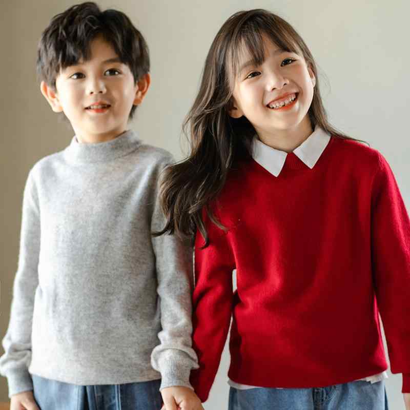 ・性別: ユニセックス・スタイル: シンプル・対象年齢: 中大童(8歳以上、140cm以上)・厚み: 薄手・袖丈: 長袖・着用方法: プルオーバー・柄: 無地・素材: ウール・主素材含有率: 100%・糸太さ: 普通・襟型: ハーフハイネック・カラー: ピンク,グリーン,キャメル,ブルー,ライトグレー,パープル,ベージュ,レッド,オレンジ・サイズ: 100cm,110cm,120cm,130cm,140cm,150cm,160cm,165cm