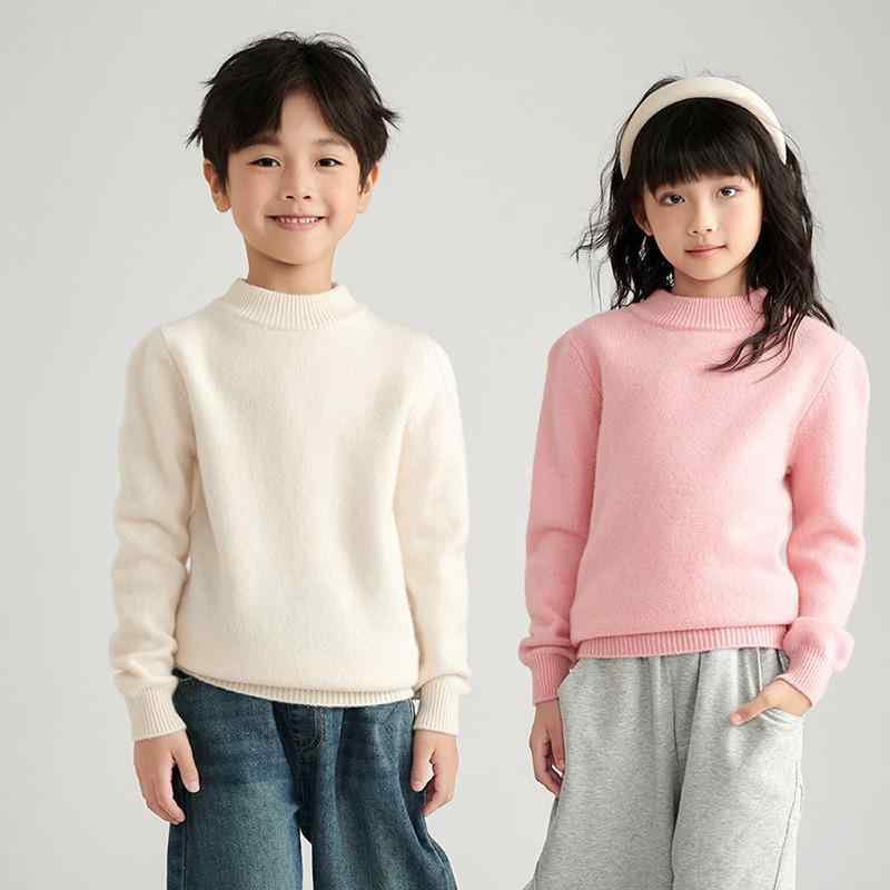 ・対象性別: ユニセックス・スタイル: シンプル・対象年齢: 中大童・対象身長: 100cm,110cm,120cm,130cm,140cm,150cm,160cm,170cm・適合季節: 冬,春,秋・袖丈: 長袖・着用方法: プルオーバー・柄: 無地・素材: ウール・成分: ウール95%以上・首元: クルーネック・カラー: ブラック,イエロー,キャメル,ブラウン,ベージュ,オレンジ,ライトグレー,グリーン,ピンク,キャメル,ブルー,レッド,グレー・糸太さ: 普通・厚み: 普通・加工: 柔軟