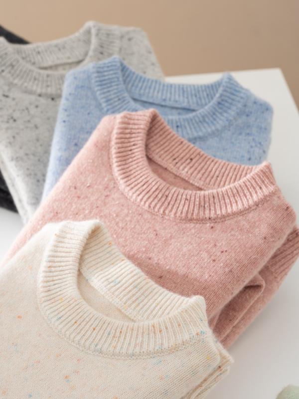 キッズ セーター 秋冬 厚手 カシミヤ ニット 保温 男女兼用 中大児童 毛織り 子供服 保暖トップス 暖かインナー 羊毛素材 柔らか 軽やか 日常使い 通学 部屋着