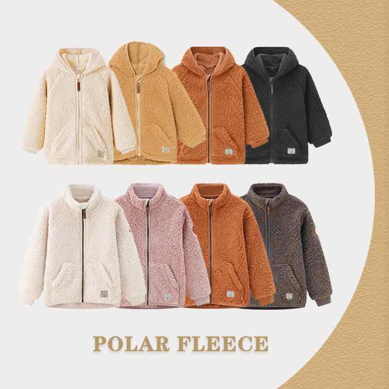 秋冬 キッズ フランネル コート フード付き 開襟 男女兼用 ベビー ふわふわ アウター 暖か 素材 室内遊..