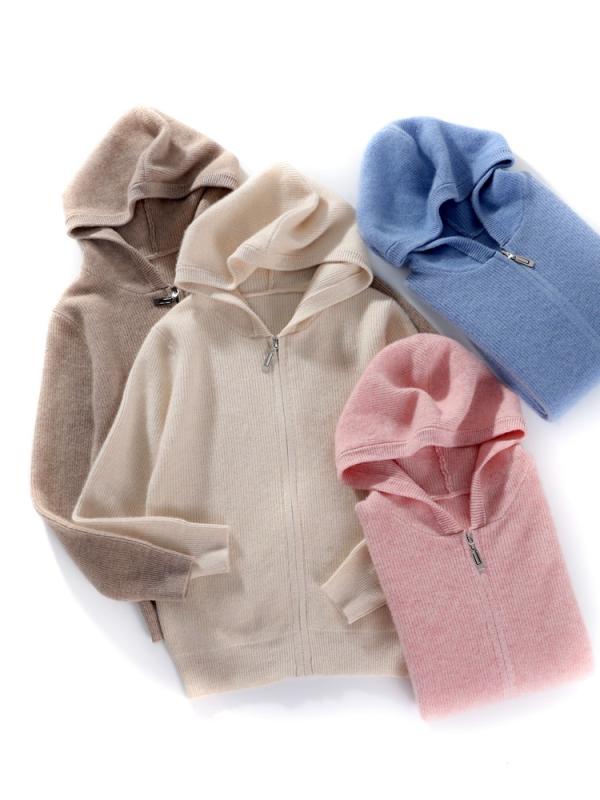 カーディガン キッズ 秋冬 カシミア 羊毛 フード付き 加厚 暖か 柔らか ソフトタッチ 高級感 セーター ..