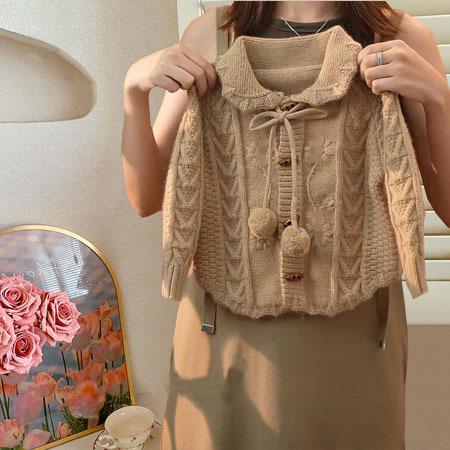ニットカーディガン 女児 秋冬 スタンドカラー 提花柄 毛糸 セーター キッズ ベビー 洋気 デザイン 暖か コーデ 日常 学校 遊び着 軽量 柔らか 着心地 良い 素材 綿混 再生繊維 吸湿 速乾 通気性 伸縮性 高 耐久 洗いやすい 長持ち 成長 対