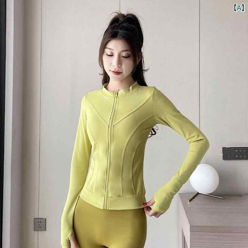 ヨガウェア レディース 秋冬 長袖 高級感 テニス ピラティス トレーニング フィットネス トップス 吸湿速乾 軽量 ストレッチ