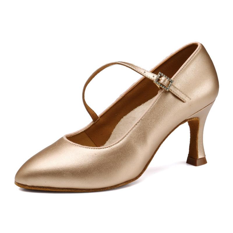 レディース モダンダンスシューズ ハイヒール 室内用 革製 毛底 競技専用 プロフェッショナル 女性用 ダンスシューズ スタンダード ラテン 社交ダンス 練習用 ステージ用