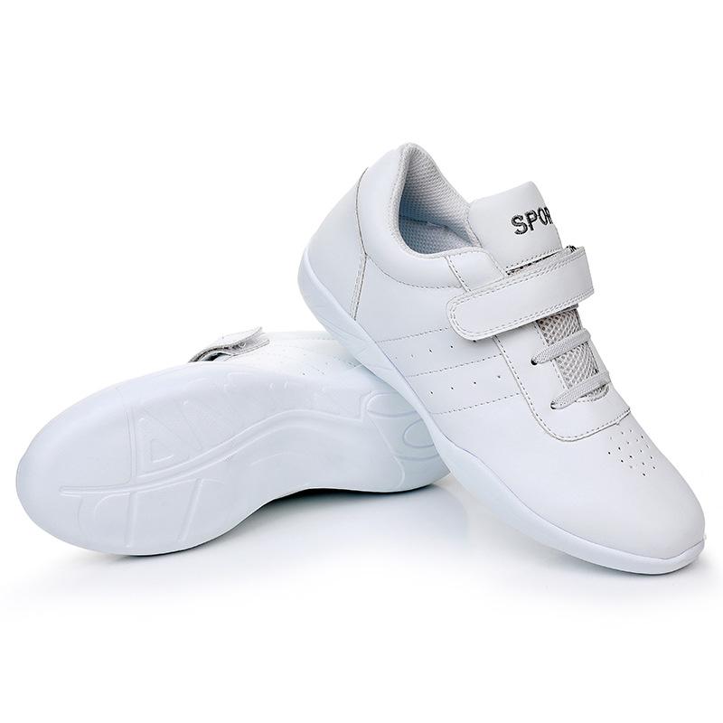 体操シューズ キッズ 白 競技用 健美操 チアダンス トレーニング 試合用 芸術体操 广场ダンス