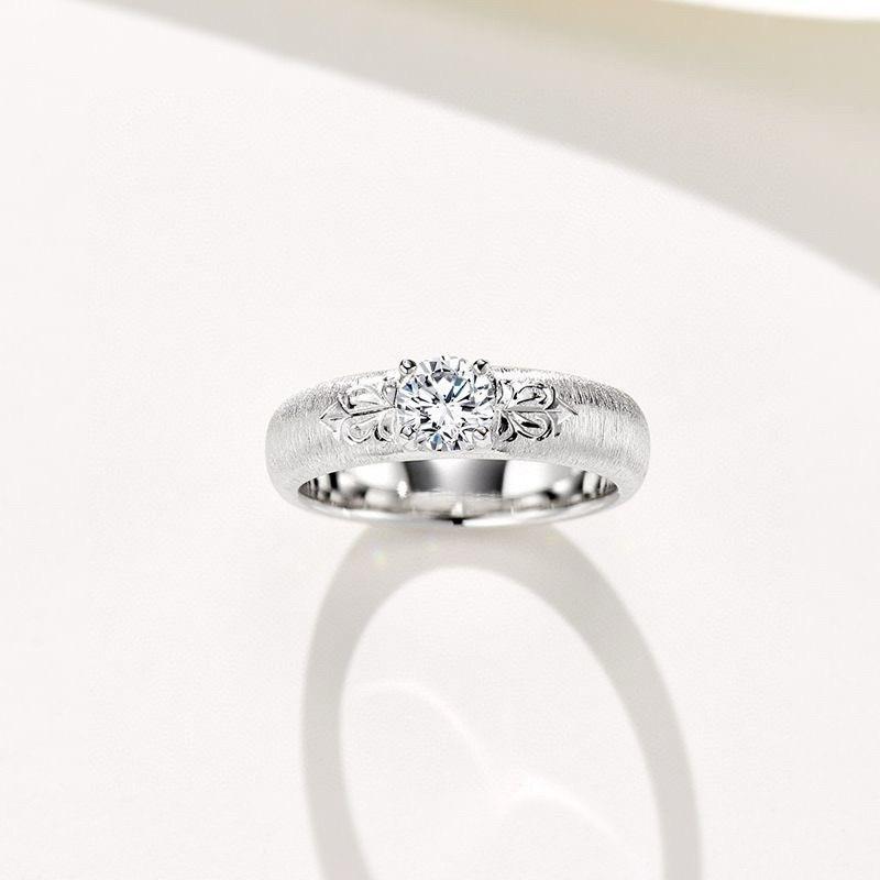 指輪 ユニセックス 純銀 さび加工 ジルコニア 微細セット リング アクセサリー ジュエリー ファッショ..