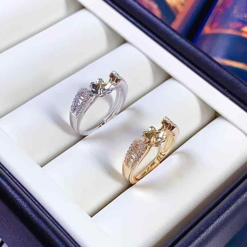 指輪 レディース シンプル 高級感 ファッション 925シルバー ジルコニア 11-12mm パール 丸型 裸珠 DIY..