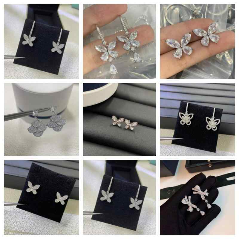 Freshwater Pearl - ピアス イヤースタッド イヤリング レディース 蝶結び ジルコニア 満載 高級感 かわいい フェミニン 仙女風 インフルエンサー ファッション アクセサリー 輝き デザイン
