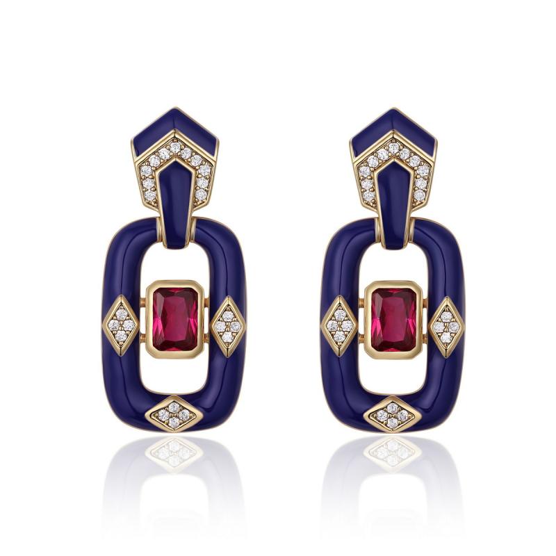 Cubic Zirconia - レディース イヤリング アラビア風 中東風 トルコ風 欧米スタイル エスニック アクセサリー ボヘミアン 装飾品 異国情緒 デザイン ジュエリー ピアス 代替 ヘアアクセサリー ネックレス 組み合わせ セット コーディネート ファッション 小物