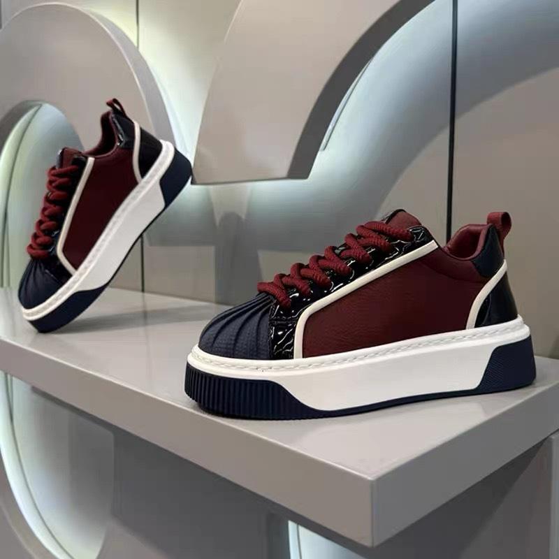 秋冬 メンズ スニーカー シェルトゥ 切り替えカラー 軽量ボディ 柔らかソール 快適フィット 百搭 高級..