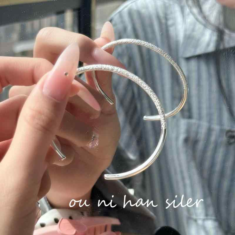 ブレスレット レディース 925シルバー 手作り 質感 シンプル デザイン 高級感 手環 アクセサリー ジュ..