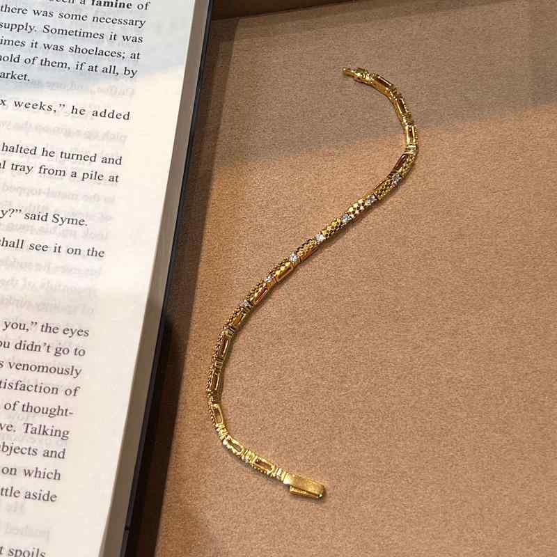 ブレスレット レディース S925シルバー ハニカムデザイン きらめく クールスタイル 高級感 シンプル フ..